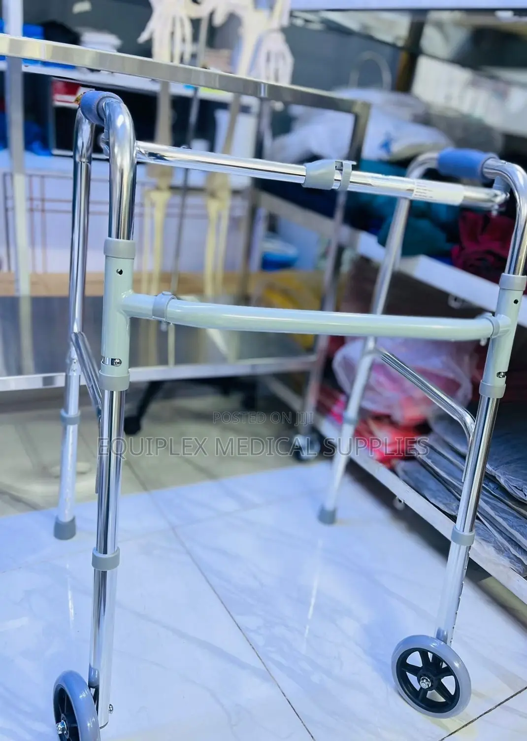 Walking Frame With Wheels (Smooth and Stable Assisted Mobility)