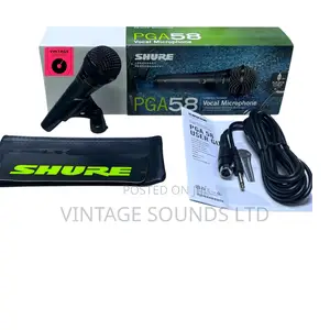 Shure Pga58 Cardioid Dynamic Vocal Microphone