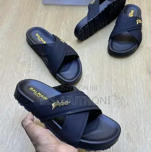 Quality Rubber Sole Balmain Men Sandals ; 40-44