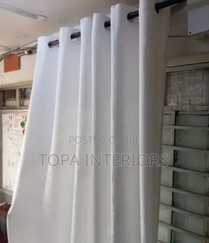 Plain White Beautiful Window Curtains for House Decoration