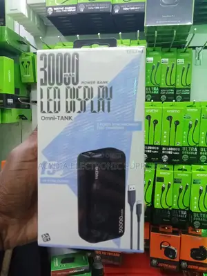 Tecno Omni-Tank 15w, 30000mah Power Bank With Led Display