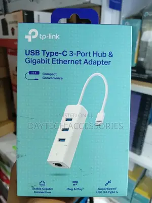 Tp-Link Usb 3.0 Type-C 3-Port Hub Gigabit Ethernet Network Adapter