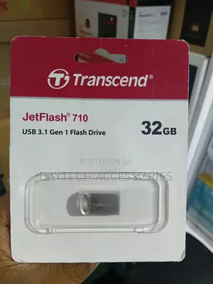 This Is a Transcend Jetflash 710 32gb Usb 3.1 Gen 1 Flash Drive.