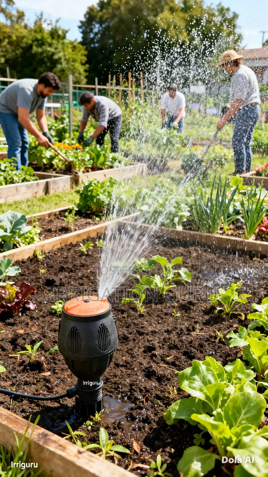 Egg-Shaped Micro Sprinkler for Irrigation