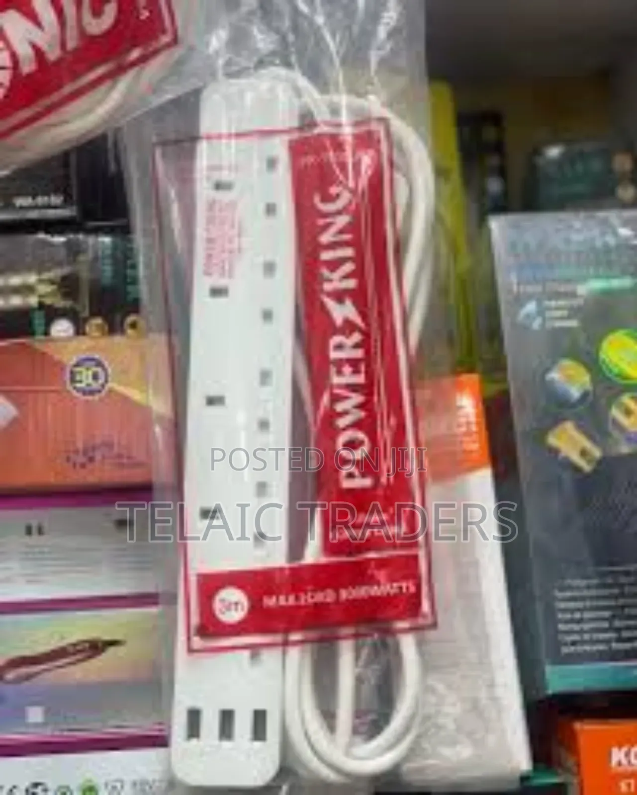 Powerking Extension Cord 3m 6way