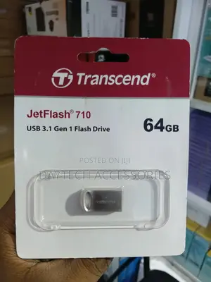 This Is a Transcend Jetflash 710 64gb Usb 3.1 Gen 1 Flash Drive.
