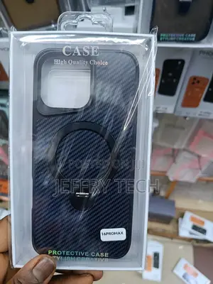 Carbon Fiber Texture Protective Case for the Apple iPhone 16 Pro Max
