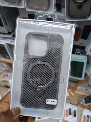 Generic Carbon Fiber Magsafe Phone Case for the iPhone 14 Pro.