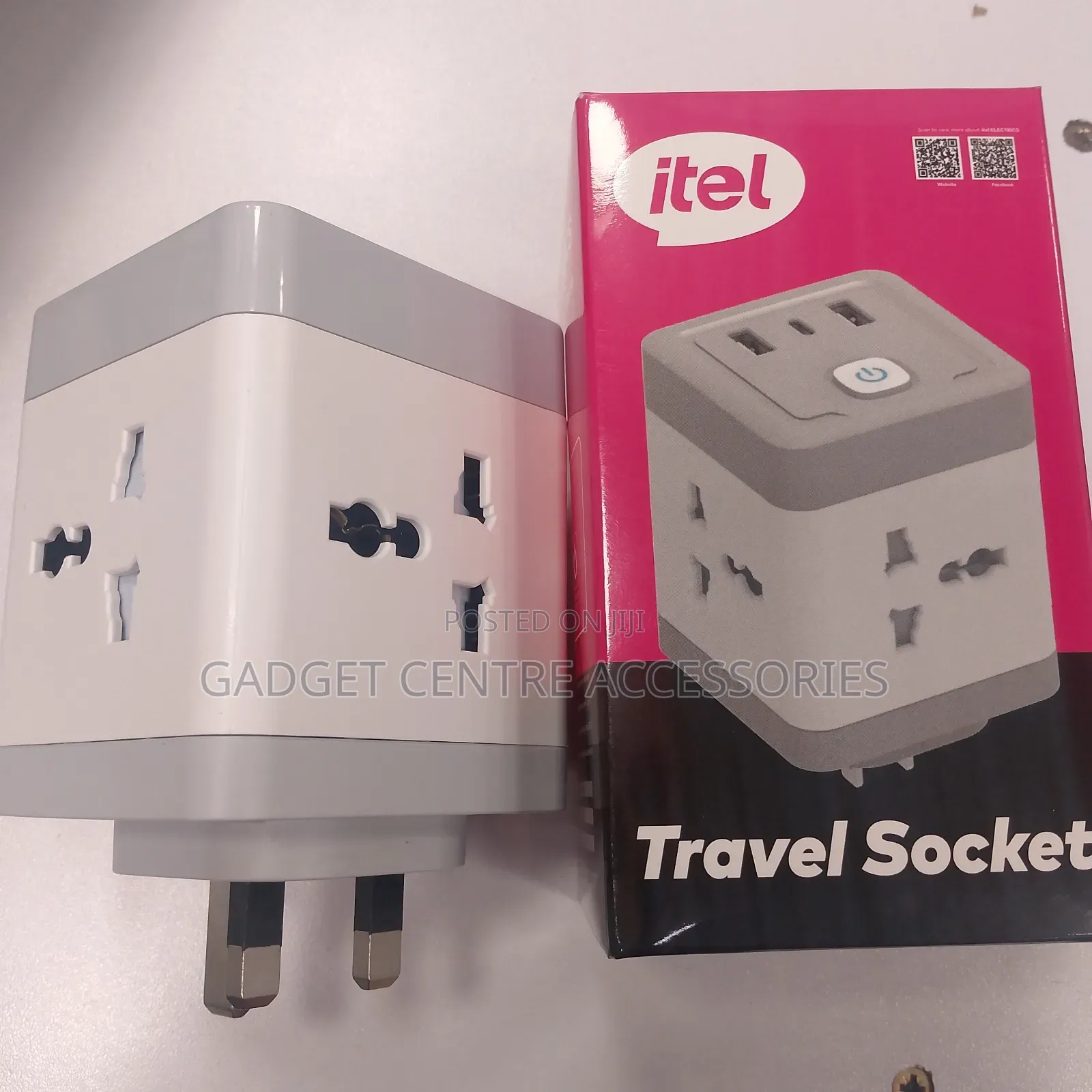 New Itel Travel Socket With 2usb ,Type C