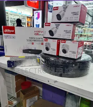 2mp Quality Set Up Of 4 Channel Dahua Cctv Camera