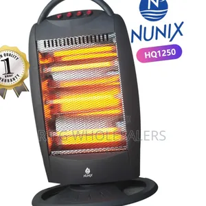Nunix Portable Quartz Ceramic Electric Heater – Safe Warmth