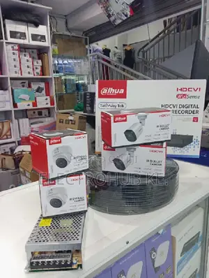 Complete Set Dahua Cctv Security Cameras / Dahua 4 Channel Kit