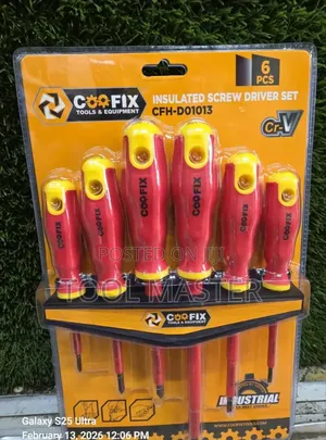 Insulated Screw Drivers /6pc Insulated Screw Driver
