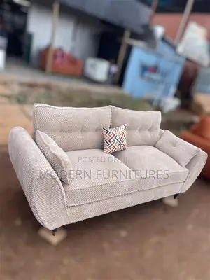 Modern Cream Bubble Fabric 3 Seater Sofa/3 Seater Sofa