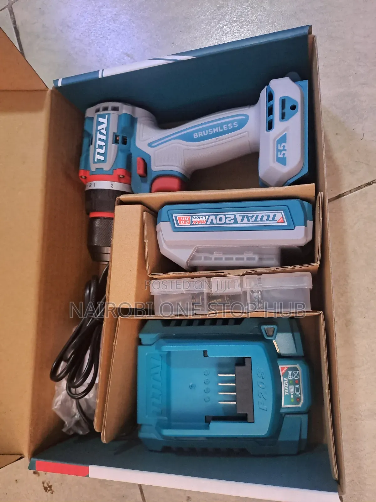Total 20v Compact Brushless Cordless Drill – KSH 6,500