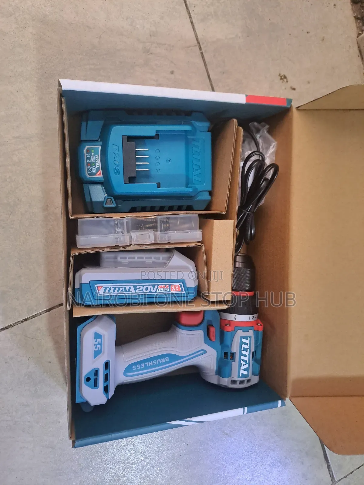 Total 20v Compact Brushless Cordless Drill – KSH 6,500