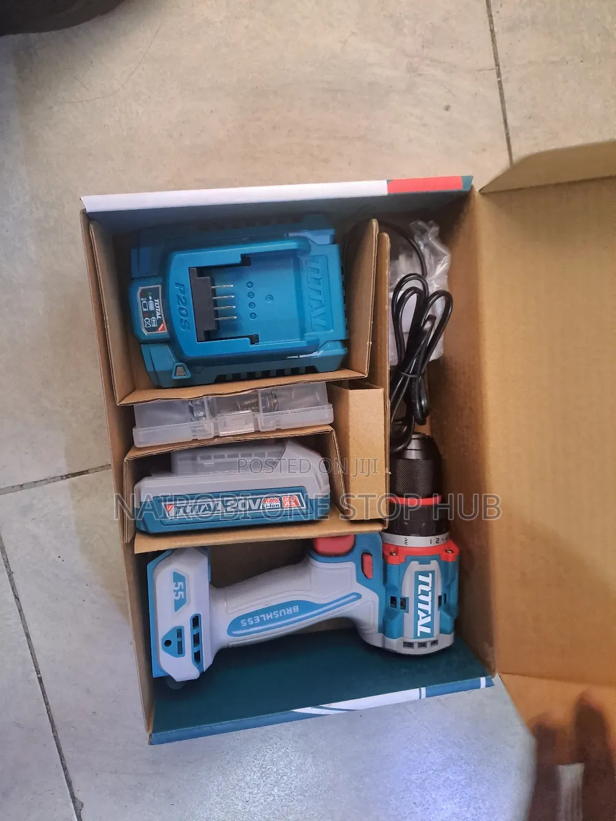 Total 20v Compact Brushless Cordless Drill – KSH 6,500