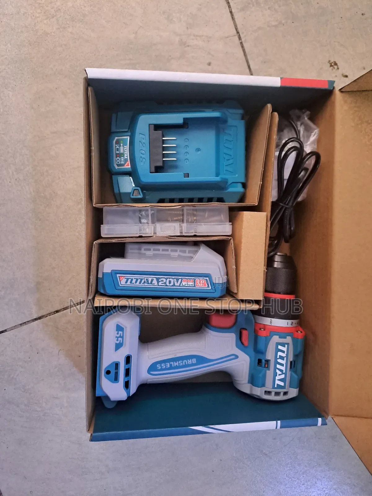 Total 20v Compact Brushless Cordless Drill