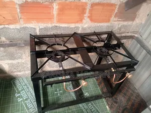Double Burner Gas Stove Mild Steel