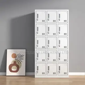 Office Storage Cabinets: 15 Door Archives File Cabinet
