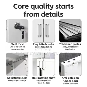 Office Storage Cabinets: 15 Door Archives File Cabinet