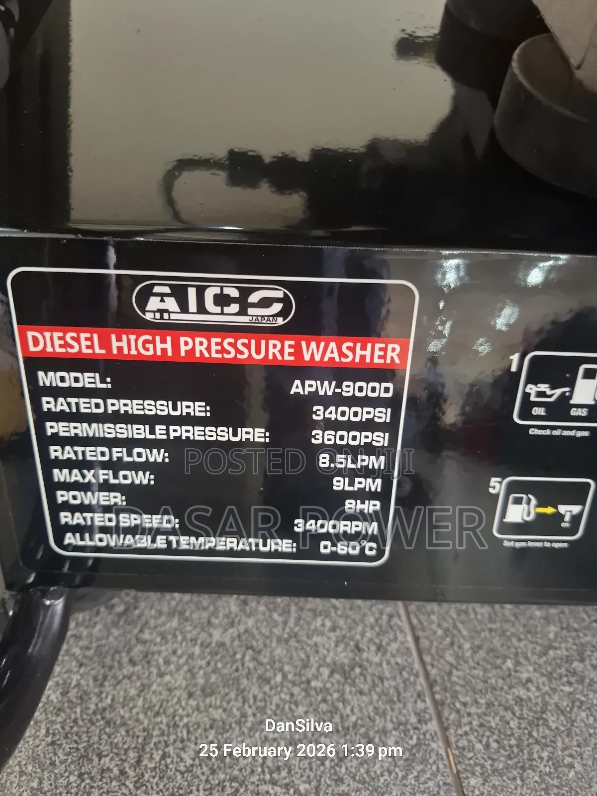 Diesel Preasure Washer Machine