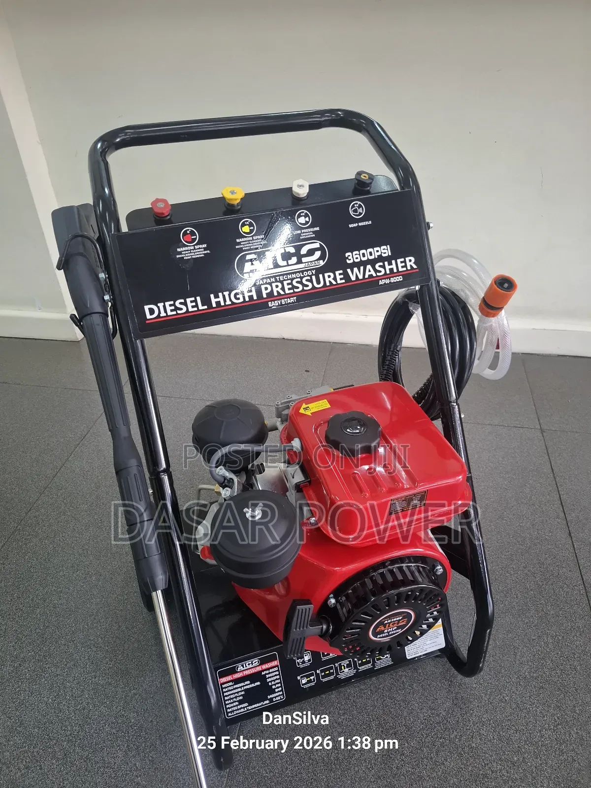 Diesel Preasure Washer Machine