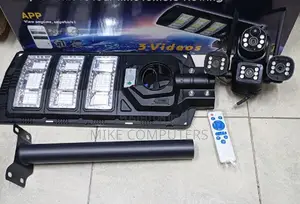 V380 4g Ai Solar Camera With 450w Street Light