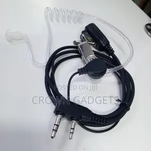 Two Way Radio Acoustic Tube Earpiece With Mic