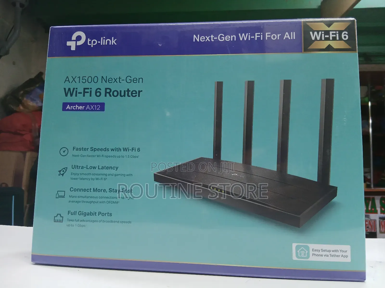 Tplink Wifi 6 Router Ax1500 Next-Gen Archer Ax12