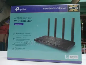 Tplink Wifi 6 Router Ax1500 Next-Gen Archer Ax12