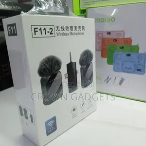 F11-2 Clip-on Wireless Mic System With Noise Reduction