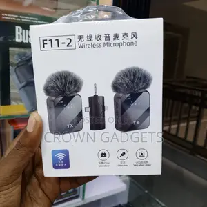 F11-2 Wireless Lavalier Microphone System for Vlogging Youtube