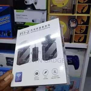 F11-2 2.4g Wireless Lavalier Microphone for Live Streaming Interview