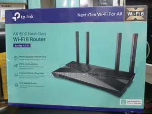 Tplink Wifi 6 Router Ax1500 Next-Gen Archer Ax10