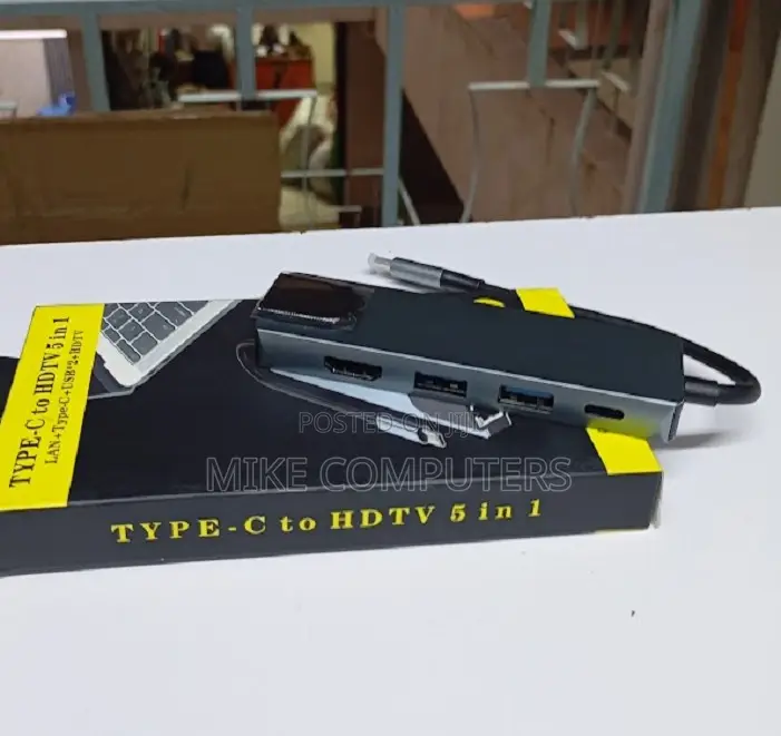 Usb-C Hub 5- Stable and Fast Internet Connection