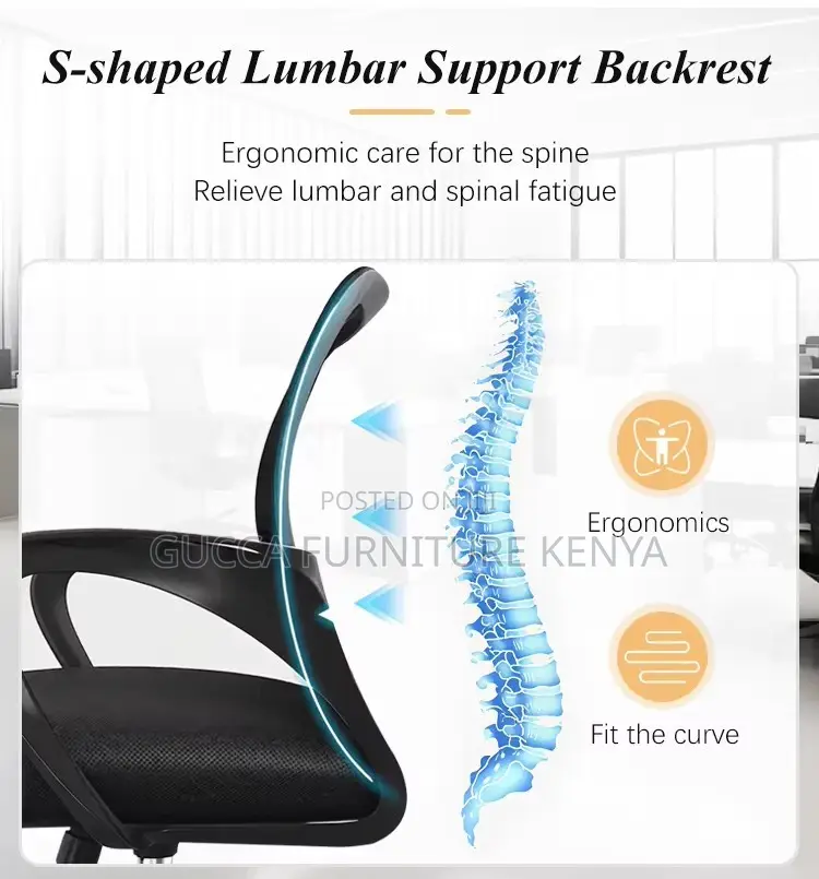 Mid-back Mesh Clerical Study Office Chair
