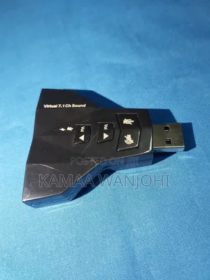 Usb Virtual 7.1 Channel Sound Card Adapter.
