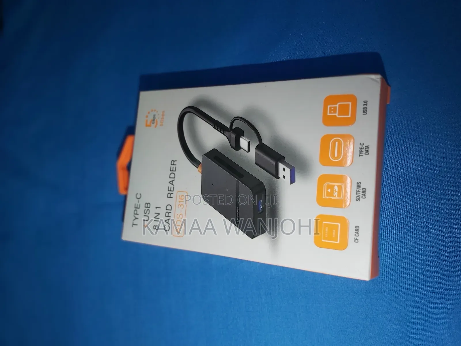 8-in-1, Type-C + Usb 3.0 Card Reader.