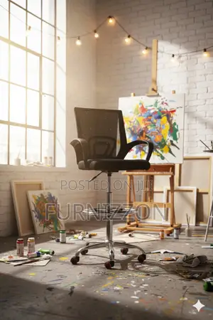Adjustable Mesh Counter Office Chair