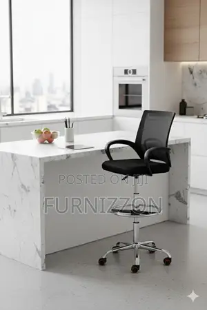 Mesh Counter Chair With Height Control
