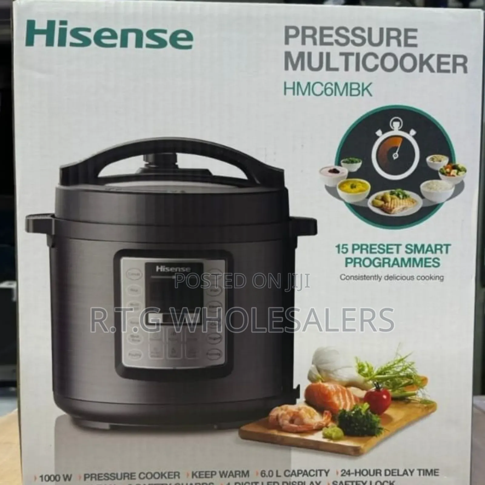 Hisense 6 Liter Multi‐Function Pressure Cooker 6‐In‐1