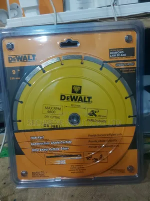 Dewalt 9" (230 Mm) Diamond Saw Blade For Cutting Marble/Granite.