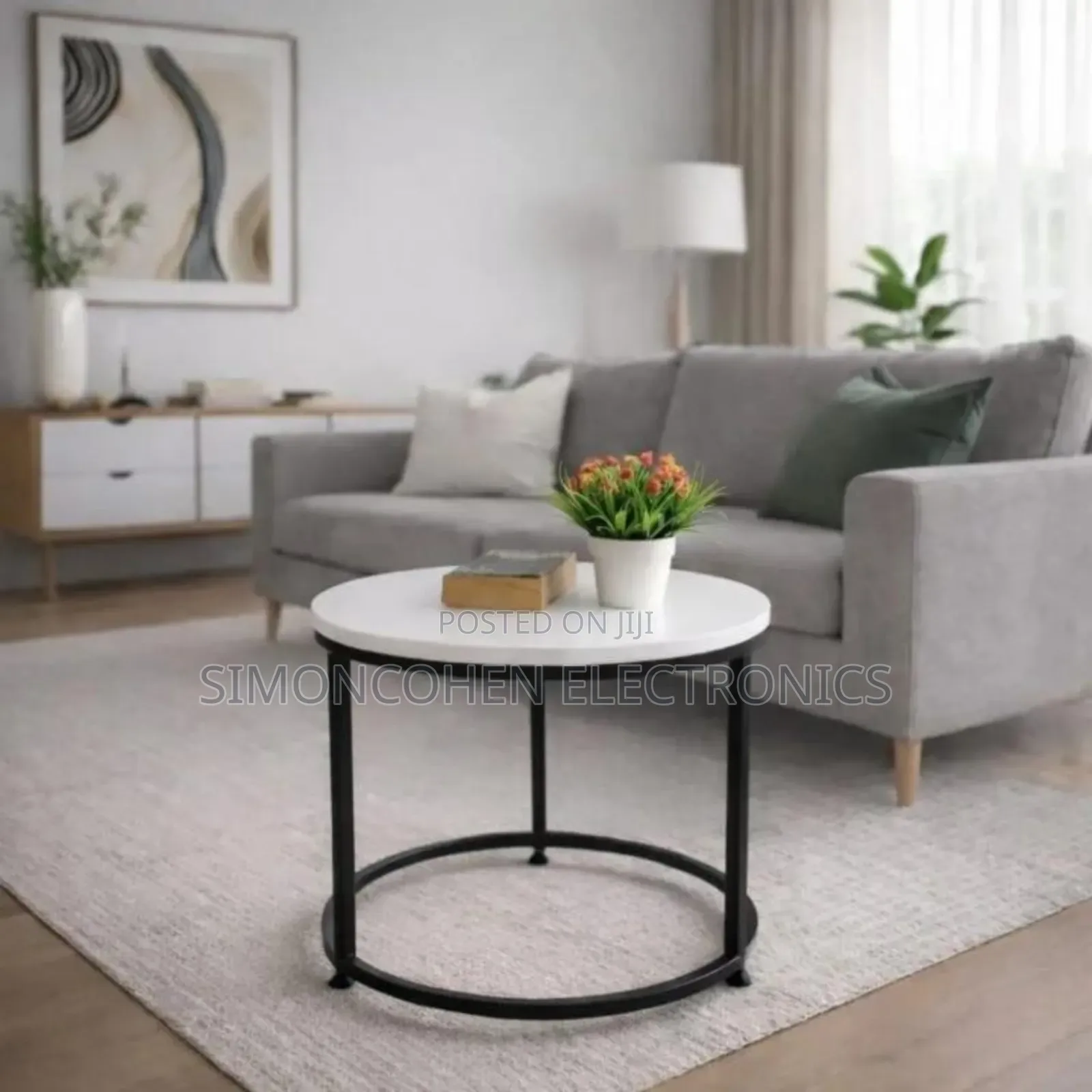 Nobel Wooden Round Coffee Table