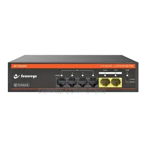 Secureye 4 Port Gigabit Poe + 2ge Uplink+ 1 SFP Switch
