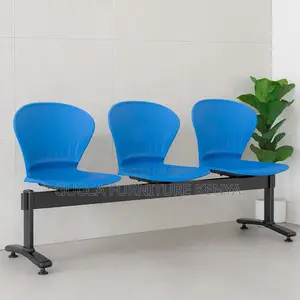 3-link Plastic Back Reception Waiting Bench