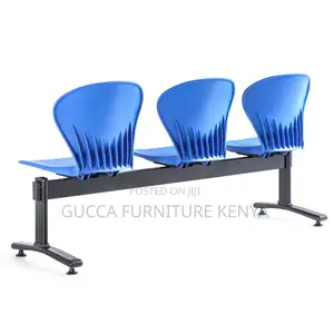 3-link Plastic Back Reception Waiting Bench