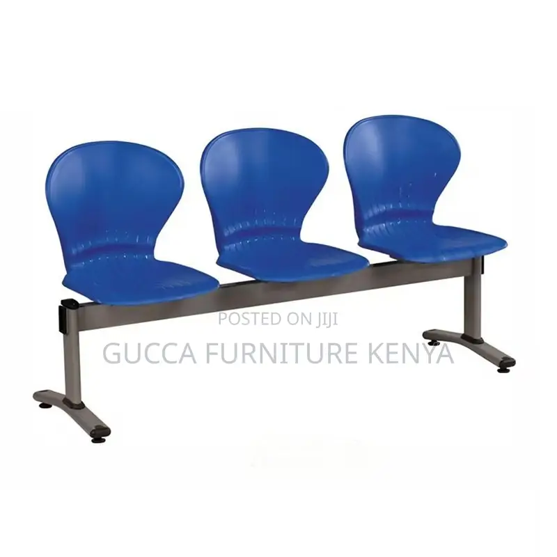 3-link Plastic Back Reception Waiting Bench