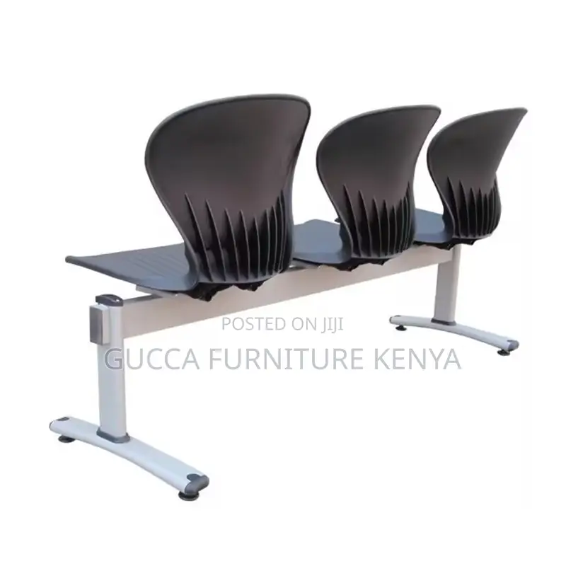 3-link Plastic Back Reception Waiting Bench