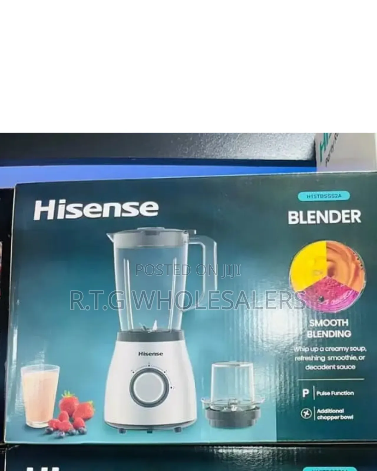 Hisense 2‐In‐1 Kitchen Blender With Grinder Attachment